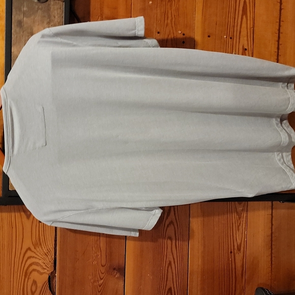 John Varvatos Star USA XL Men's Super Soft Short Sleeve Henley Shirt Grey - Picture 5 of 15